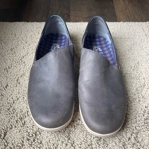 Gray Chaco slip on sneakers